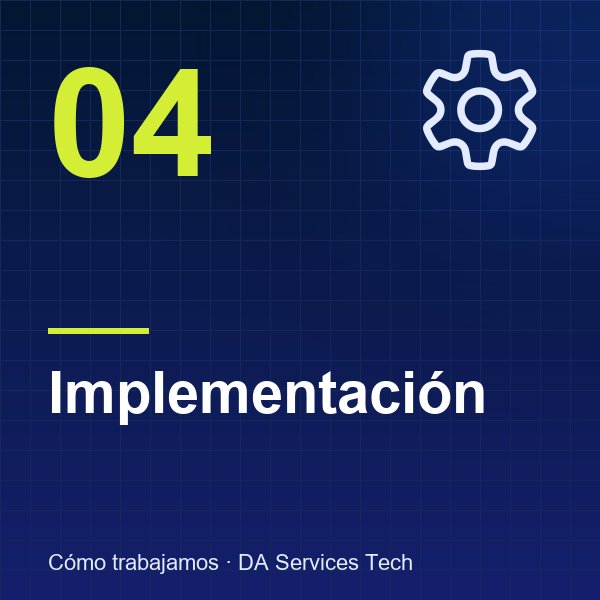 Paso 4: implementación
