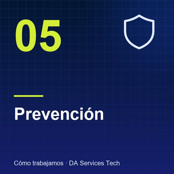 Paso 5: prevención y mantenimiento